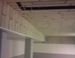 Garage ceiling insulated with PAROC Ceiling lamella