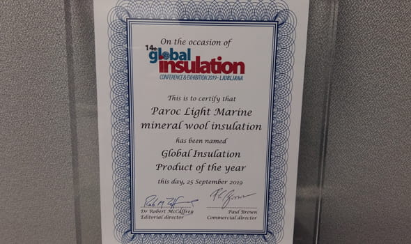 Global Insulation Conference Product of the year 2029